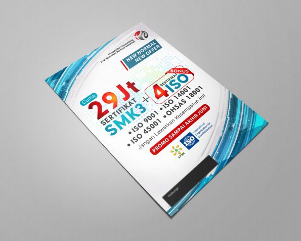 jasa desain grafis SMK3 Flyer New normal