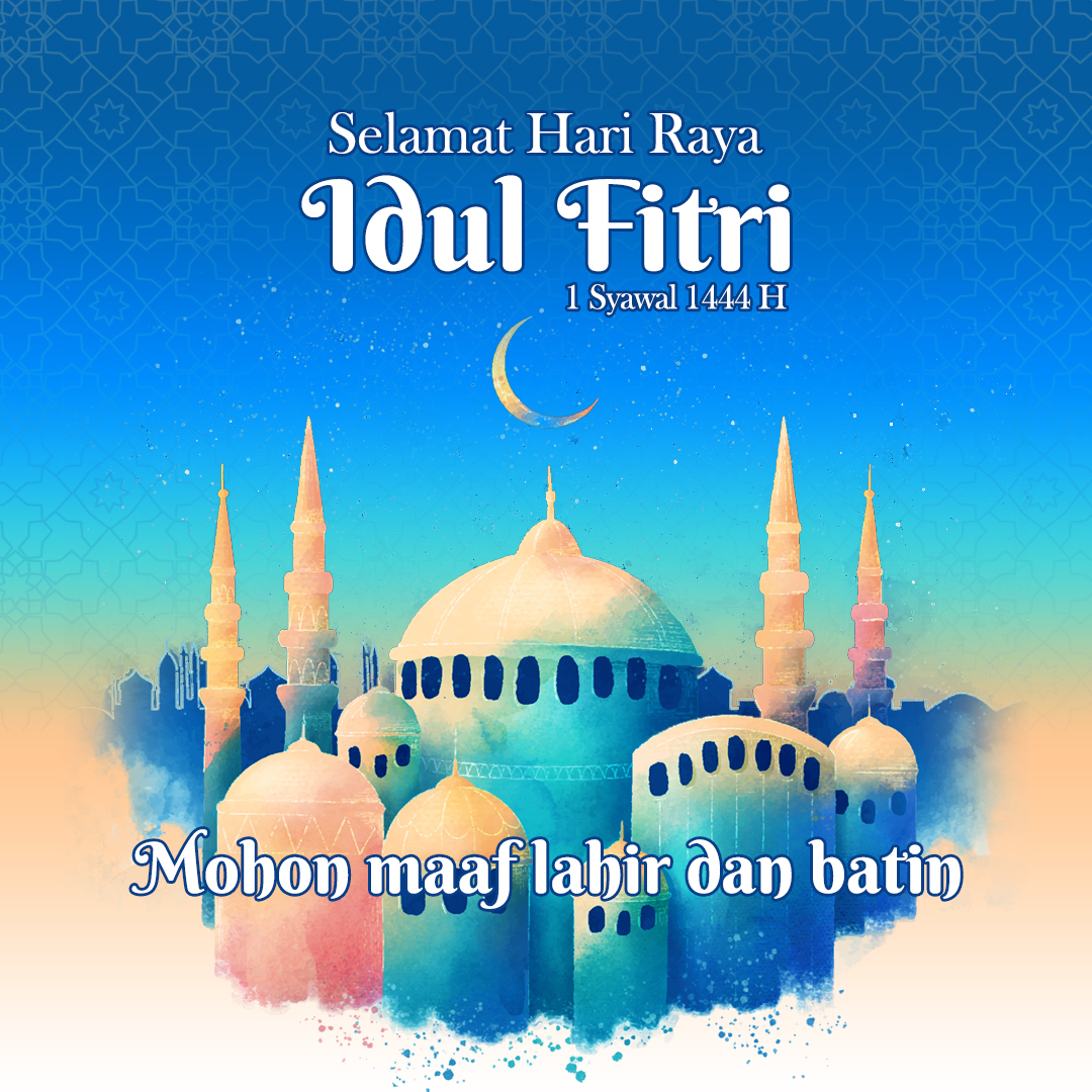 free download template Desain Selamat Hari Raya Idul Fitri